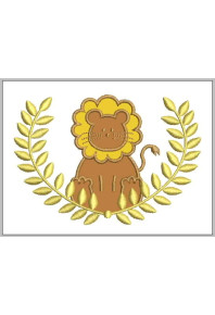 Apl032 - Lion Wreath